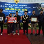 Jadi Wisudawan Anumerta Almarhum Ghozi Terima Beasiswa Pengembalian Biaya Studi dari UMM