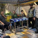 Koramil Blimbing dan Banser Patroli Malam, Warga Diajak Aktif Siskamling