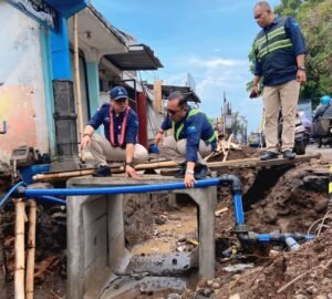 Aliran Tersendat Proyek Drainase, Tugu Tirta Gerak Cepat Lakukan Penanganan