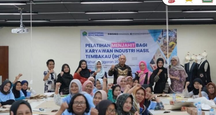 Pelatihan Menjahit, Pemkot Malang Dorong Kemandirian Pekerja IHT