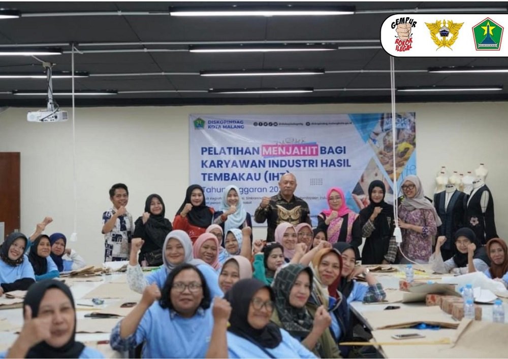 Pelatihan Menjahit, Pemkot Malang Dorong Kemandirian Pekerja IHT