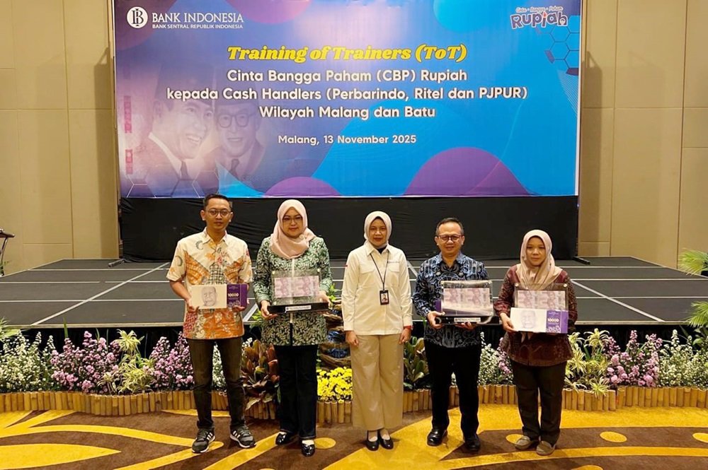 BI Malang Gelar Pelatihan Cinta Bangga Paham Rupiah, Tegaskan Peran Rupiah di Era Digital