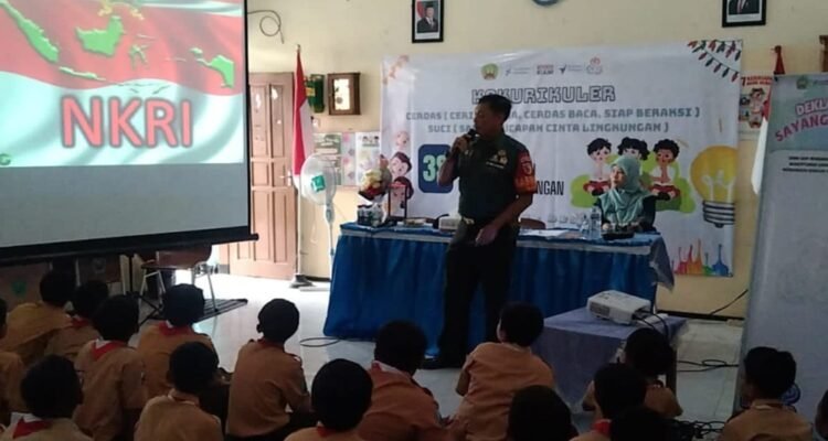 Babinsa Bandulan Babinsa Bandulan Edukasi Anti Perundungan bagi Siswa Sekolah Dasar