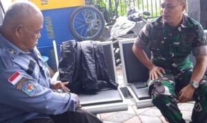 Perkuat Sinergi, Babinsa dan Linmas Arjosari Diskusikan Stabilitas Keamanan Wilayah