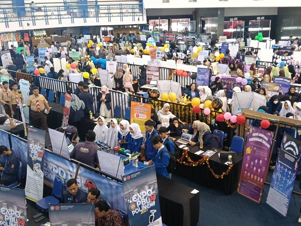 Pamerkan 200 Inovasi Mahasiswa Polinema di PBL Expo 2025, Ribuan Pelajar Padati Graha Polinema