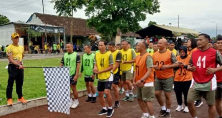 Jaga Stamina dan Kesiapsiagaan Personel Kodim 0833 Jalani Tes Kesegaran Jasmani Periodik