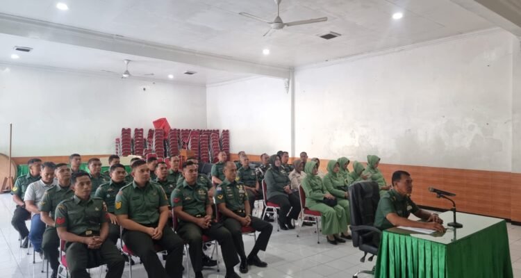 Kodim 0833 Tingkatkan Pembinaan Mental Prajurit Melalui Talk Show Bintal Ideologi