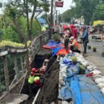 Jembatan Brantas Ambrol, Lalu Lintas Kampung Tridi Dibatasi