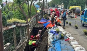 Jembatan Brantas Ambrol, Lalu Lintas Kampung Tridi Dibatasi