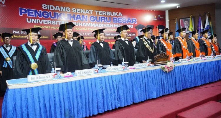 UMM Tambah Tiga Guru Besar Kuasai Bidang Ekologi Industri, Keperawatan Komunitas, hingga Pendidikan Islam