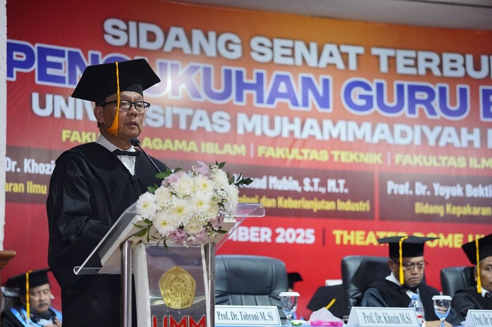 UMM Tambah Tiga Guru Besar Kuasai Bidang Ekologi Industri, Keperawatan Komunitas, hingga Pendidikan Islam