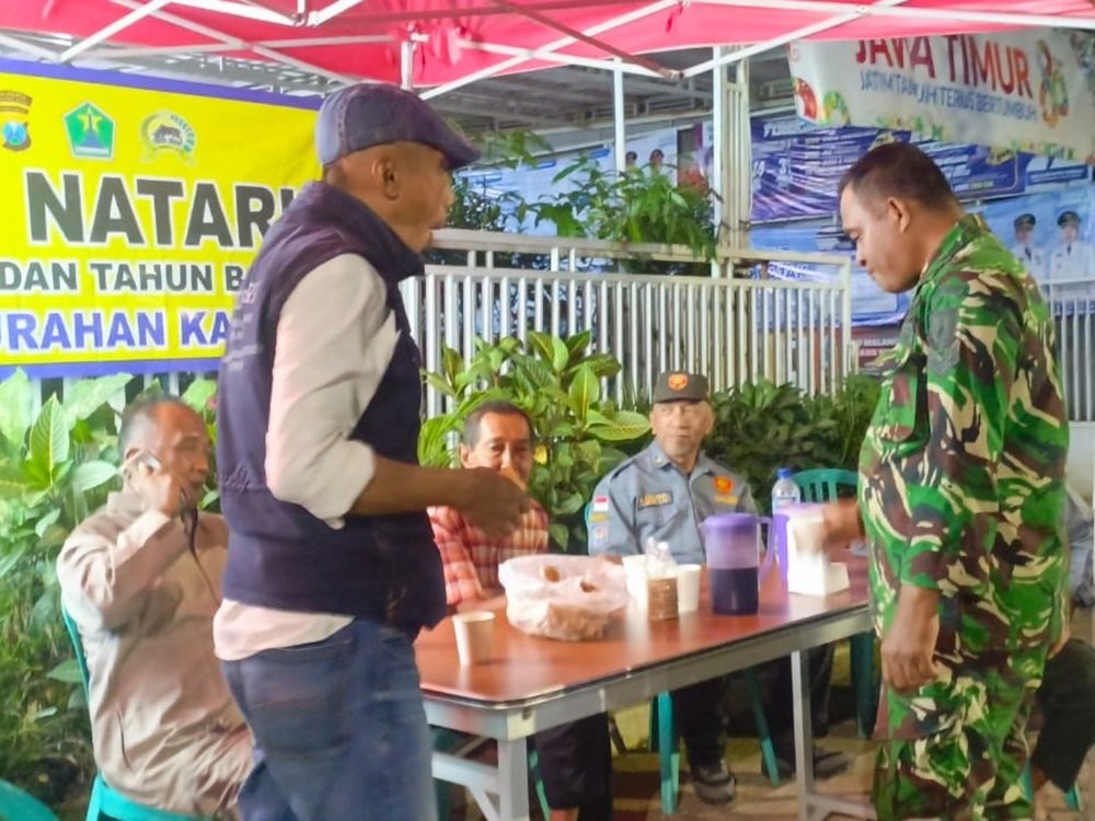 Babinsa Klojen Dorong Sinergi Warga dalam Menjaga Keamanan Nataru