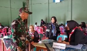 Babinsa Koramil Sukun Dampingi Posyandu Integritas Layanan Primer