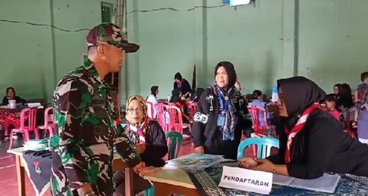 Babinsa Koramil Sukun Dampingi Posyandu Integritas Layanan Primer