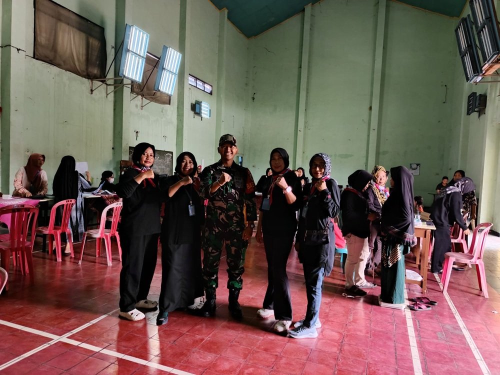 Babinsa Sukun Dampingi Pelaksanaan Posyandu Integritas Layanan Primer