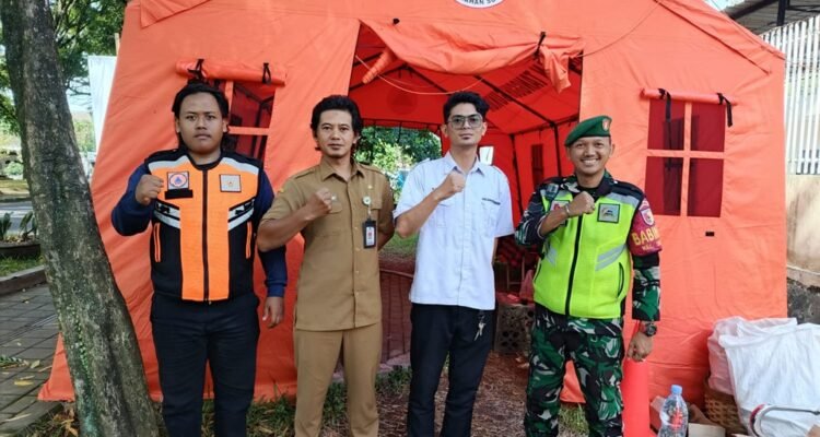 Babinsa Koramil Sukun Aktif Monitoring Posko Bencana Bersama Perangkat Kelurahan dan Kecamatan