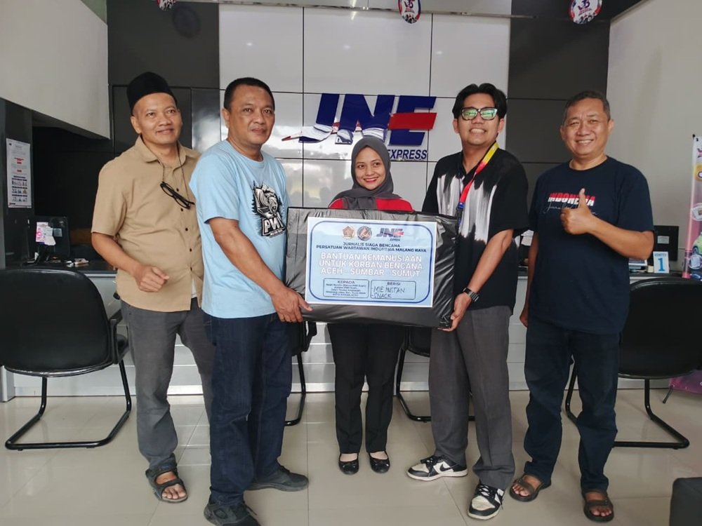 Solidaritas untuk Sumatera, JSB PWI Malang Raya bersama JC Corporate Kirim Bantuan Bencana