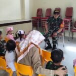 Babinsa Bareng menjadi Narasumber Kelas Inspirasi PAUD Tunas Melati