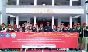 UMM Turunkan Tim Koas Kedokteran untuk Pemulihan Pascabencana di Kabupaten Agam