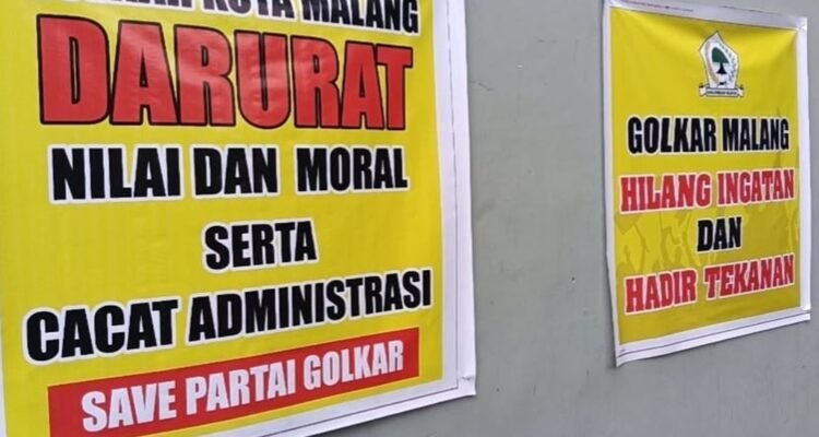Partai Golkar Calon Cacat Moral Ramaikan Bursa Ketua DPD Golkar Kota Malang