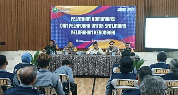 Suasana Pelatihan Satlinmas