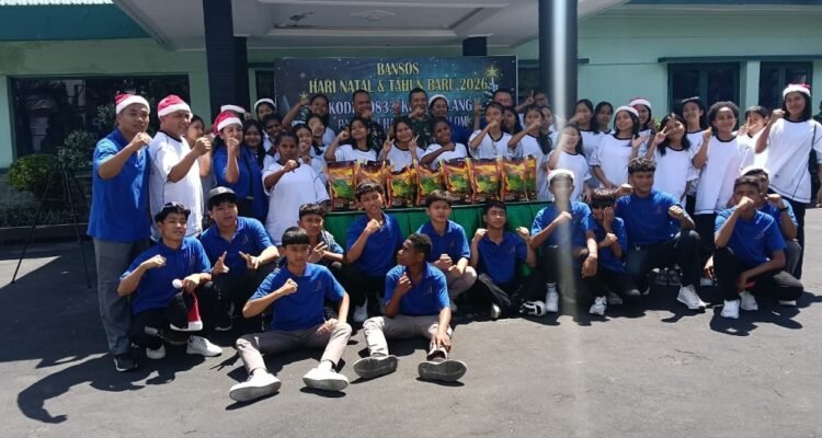 Kodim 0833 Berbagi Kasih Perayaan Natal Bersama Panti Asuhan Oikos Shalom