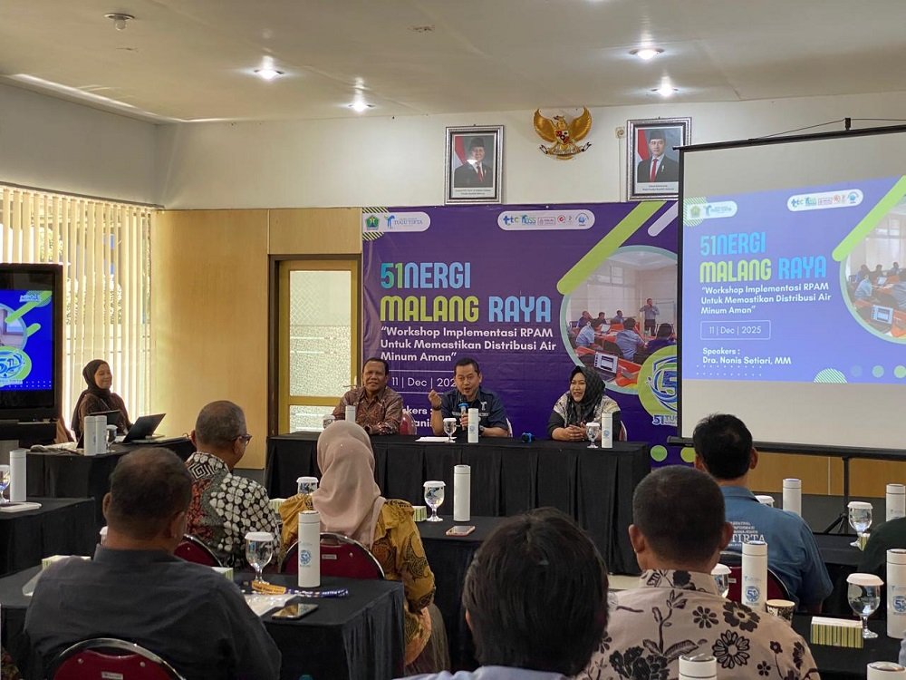 Perkuat Kompetensi SDM Air Minum, ‘51’nergi Malang Raya’ Resmi Dibuka, Tugu Tirta Gandeng BUMD se-Malang Raya