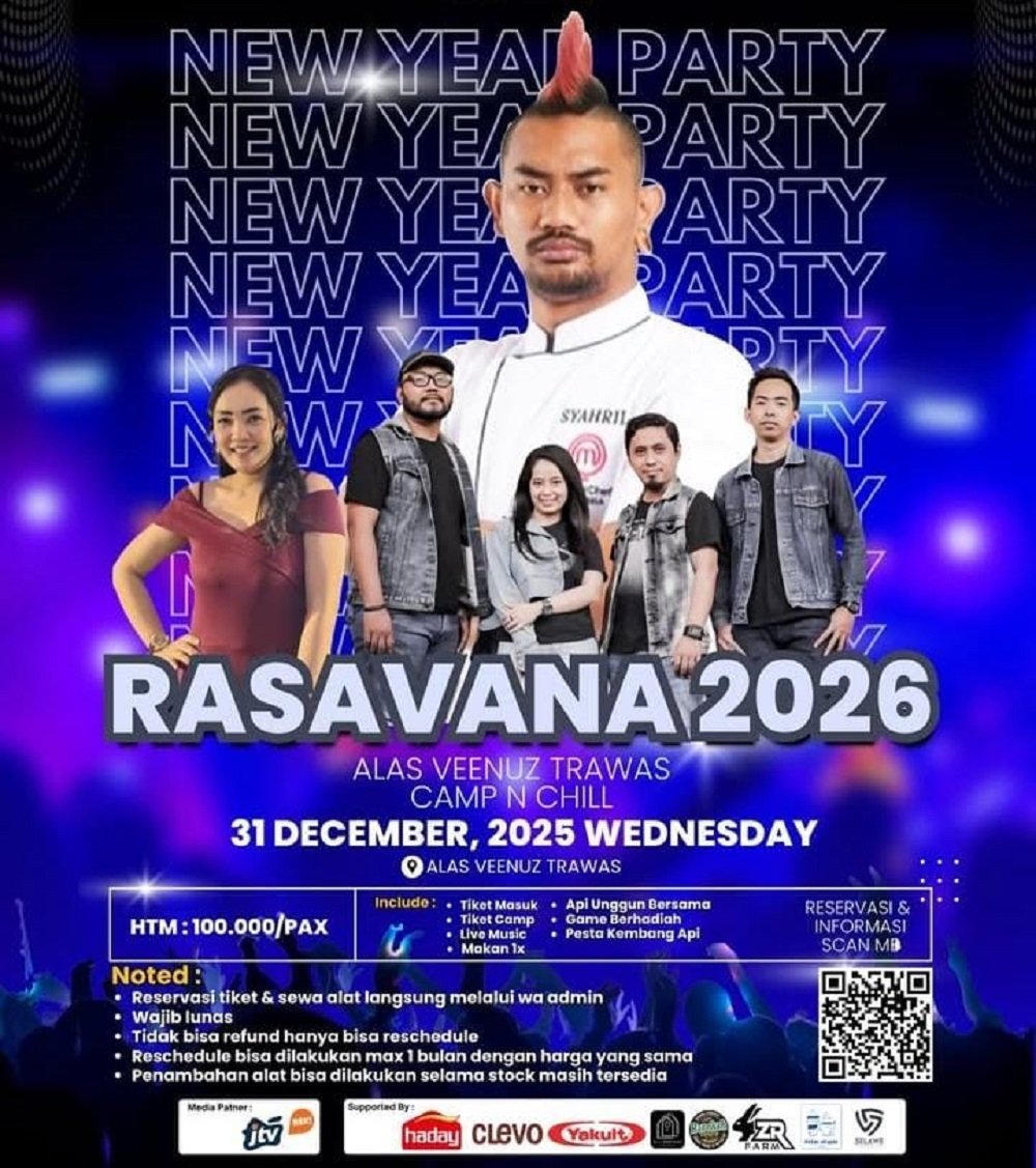 Sambut Tahun Baru 2026, Alas Veenuz Trawas Siap Jamui 1.000 Pengunjung dengan Sajian Chef MasterChef Indonesia