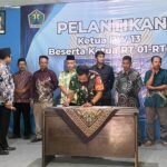 Babinsa Hadiri Pelantikan Ketua RW dan RT Kelurahan Bandungrejosari