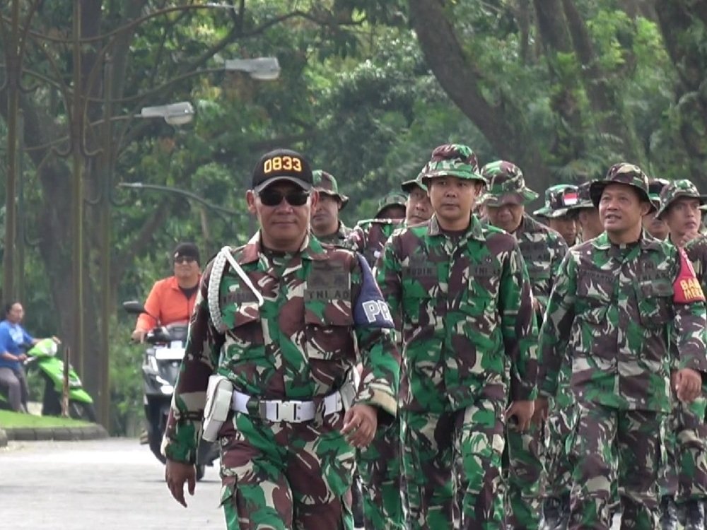 Tingkatkan Ketahanan Fisik Prajurit, Kodim 0833/Kota Malang Gelar Hanmanrs