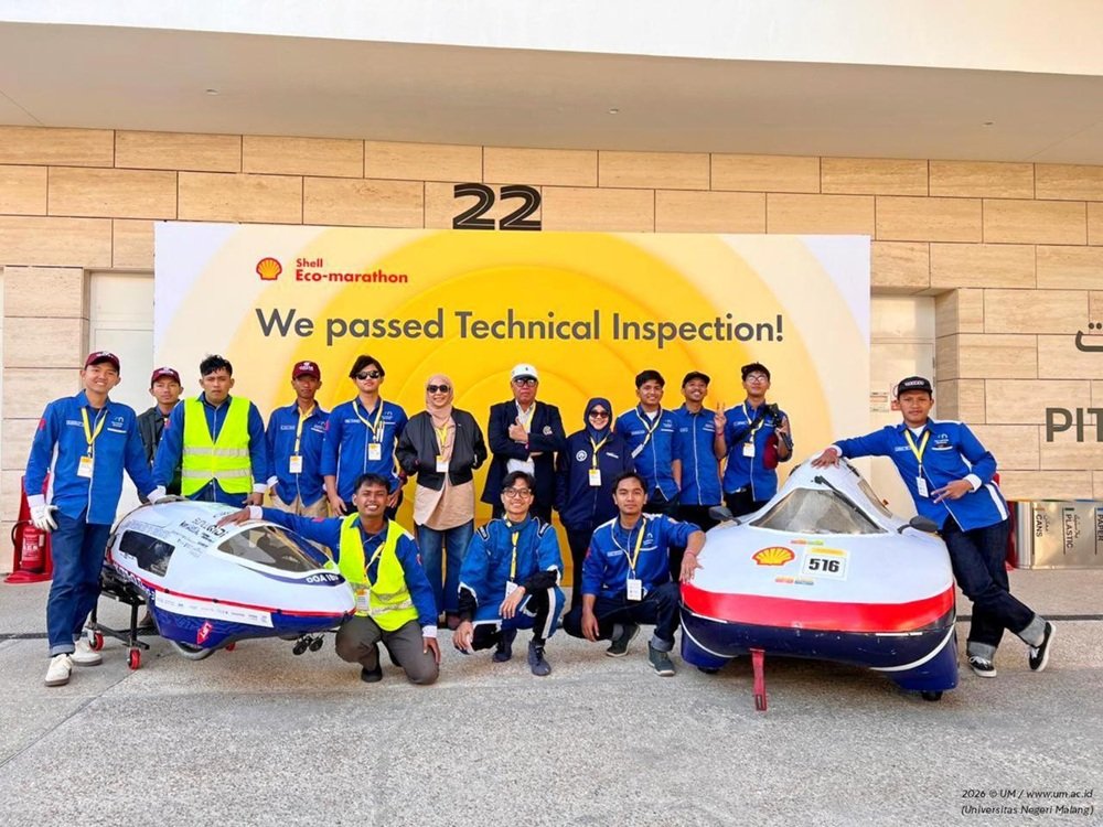 Semeru Team UM Sabet Juara 1 Shell Eco-marathon 2026 dan Tiket Dunia