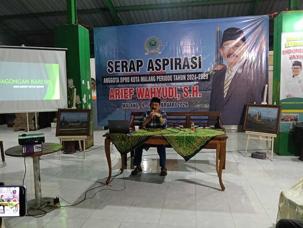 Arief Wahyudi FPKB Serap Aspirasi Warga Kecamatan Klojen Lewat Jagongan Bareng