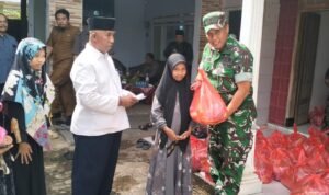 Danramil Kedungkandang Hadiri Kegiatan Santunan HIPPAM Sumber Tlogowaru Makmur