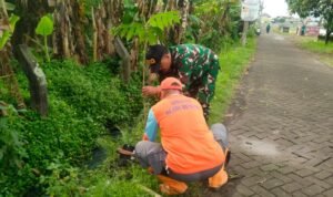 Koramil Sukun Peduli Lingkungan, Koramil Sukun Bersama Warga Gelar Karya Bhakti dan Penanaman Pohon