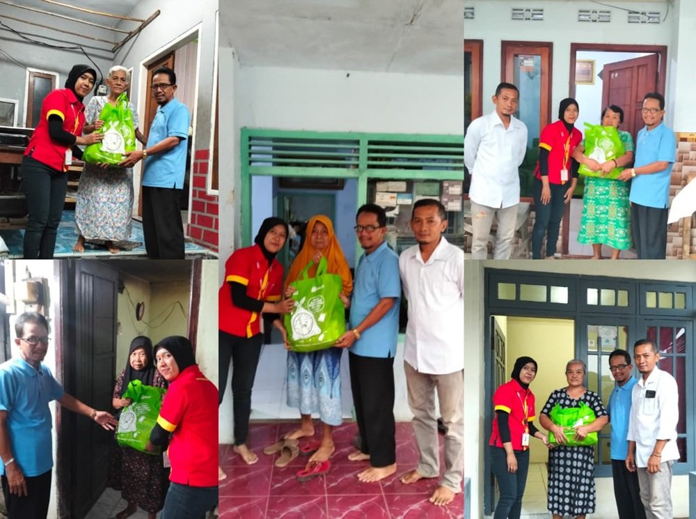 Alfamart Resmikan Gerai Baru di Purwosari, Salurkan Puluhan Paket Sembako ke Warga