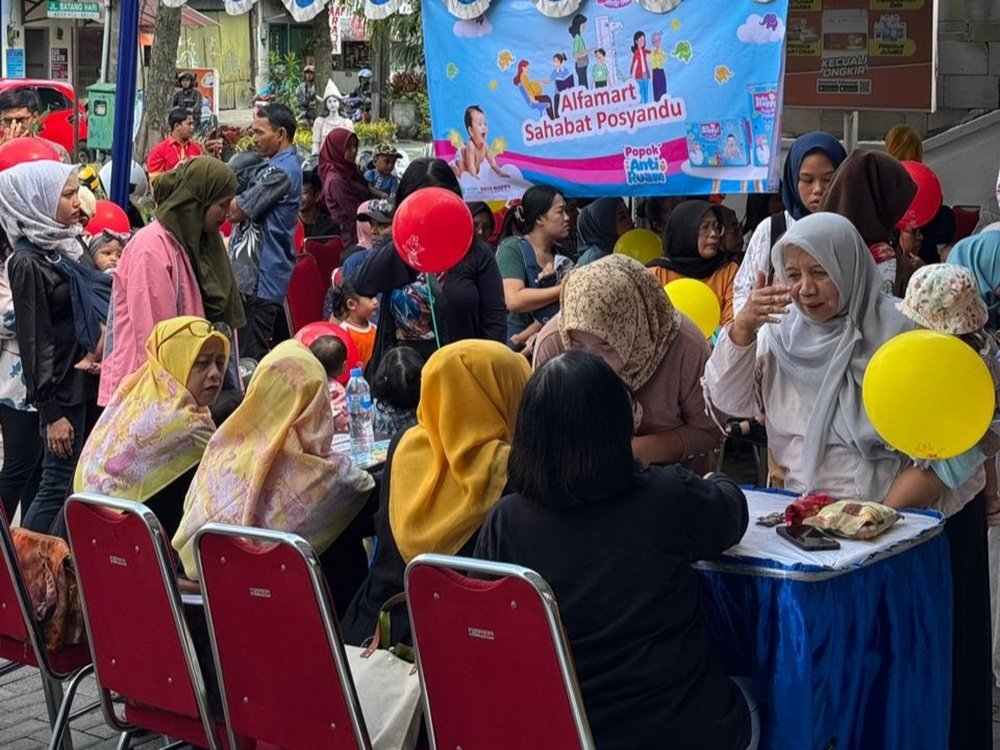 Alfamart dan Baby Happy Gelar Sahabat Posyandu di Malang