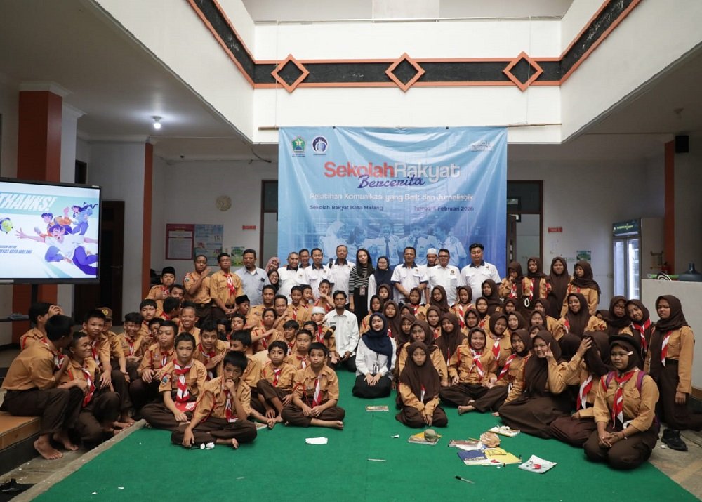 Peringati HPN, Diskominfo dan PWI Malang Raya Bekali Siswa Sekolah Rakyat Ilmu Jurnalistik