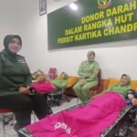 Persit KCK Cabang XL Dim 0833 Gelar Donor Darah Peringati HUT ke-80 Tahun 2026