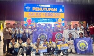 Tim MERASA UM Tim UM Juara Umum KBGI XVI Lewat Inovasi MERASA Tower