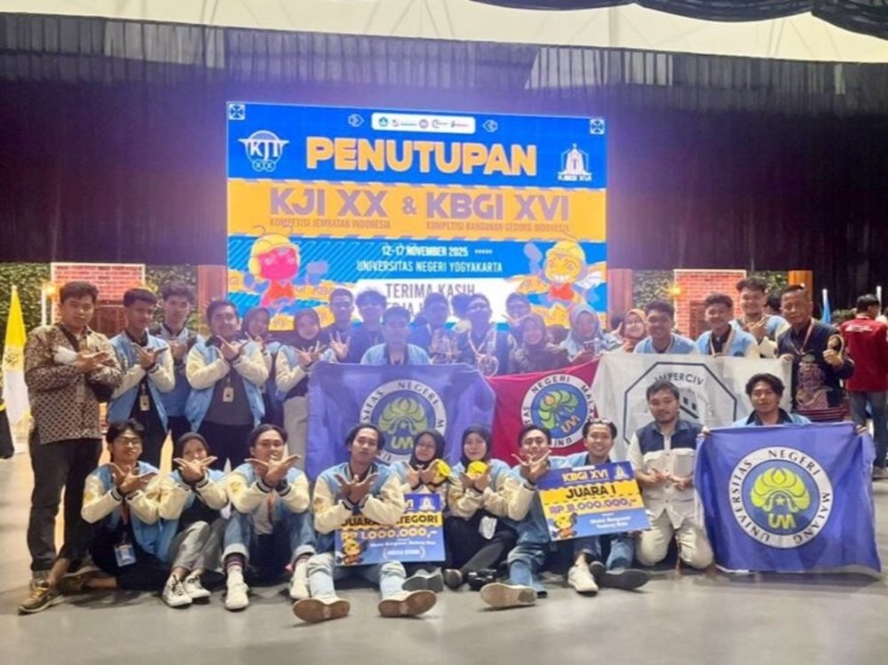 Tim UM Juara Umum KBGI XVI Lewat Inovasi MERASA Tower