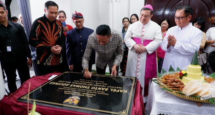 Wali Kota Malang Resmikan Kapel St. Thomas Aquinas, Puji Semangat Toleransi ITN Malang