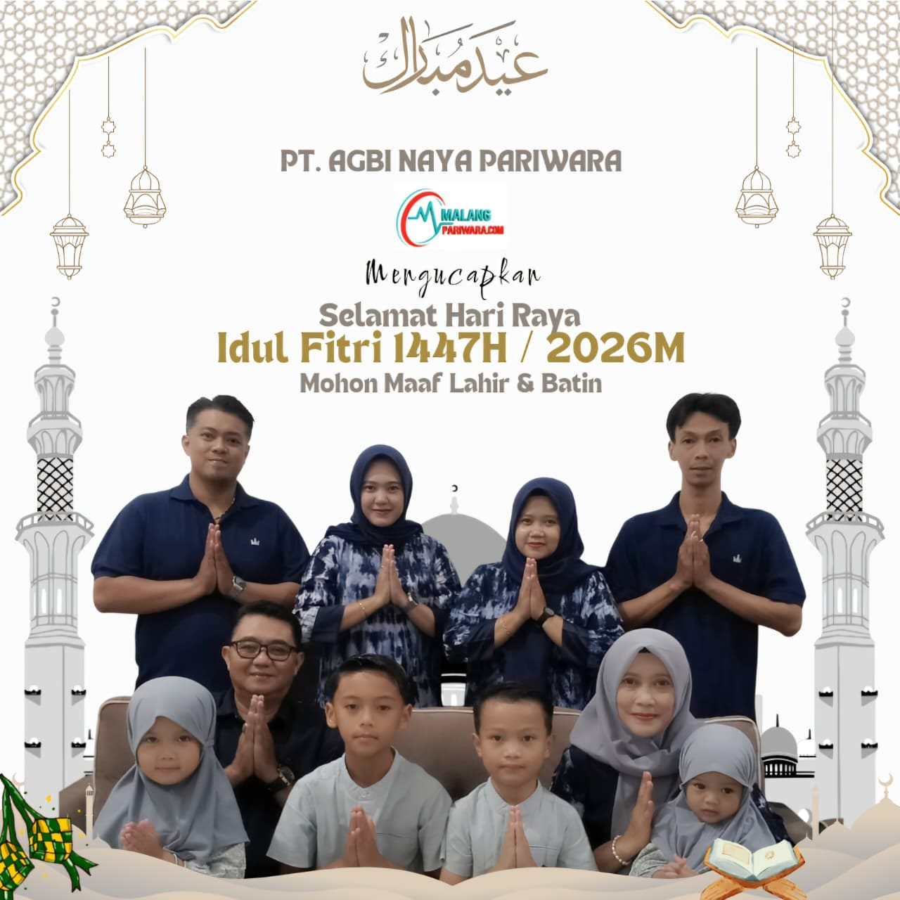 Greeting Lebaran Malang Pariwara