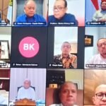 VIRTUAL Prabowo Pimpin Rapat Virtual 15 Menteri, Bahas Isu Strategis dan Perkuat Sinergi Nasional.