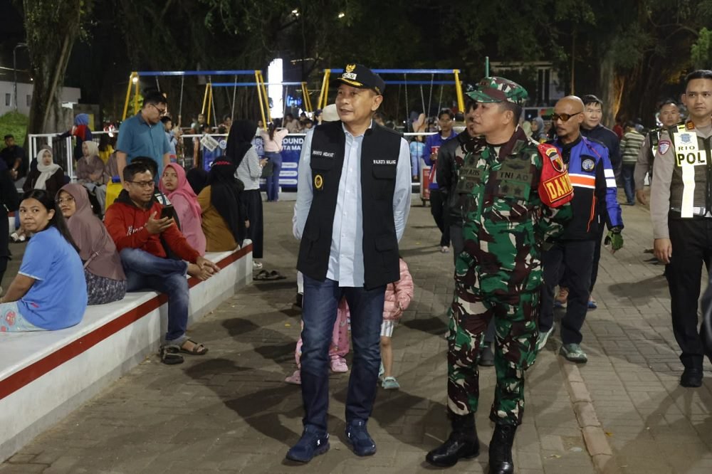 Jaga Kondusifitas, Dandim 0833 Bersama Walikota Malang Pantau Malam Takbir