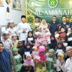 Aksara Tumapel Berbagi Kebahagiaan Ramadan Bersama 24 Anak Yatim di Bareng Raya