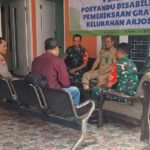 Babinsa Blimbing Perkuat Sinergitas Dengan Perangkat Kelurahan Arjosari