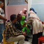 Babinsa Kedungkandang Babinsa Kedungkandang Kawal Pelaksanaan Vaksinasi Serempak ORI di Wilayah Binaan