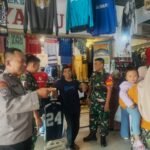 Jelang Lebaran, Babinsa dan Bhabinkamtibmas Sukoharjo Patroli Dialogis di Pasar Besar Malang