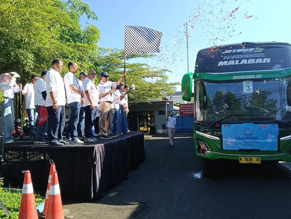PJT I Berangkatkan 377 Pemudik Lewat Program Mudik Gratis 2026