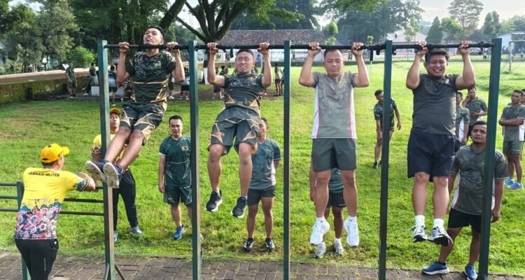 Tes Kesegaran Jasmani Periodik, Upaya Kodim 0833 Jaga Stamina Prajurit